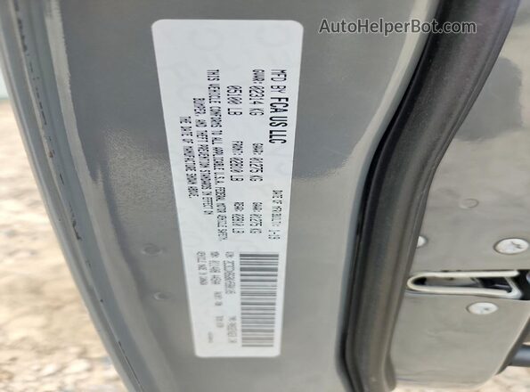 2C3CDXBG8KH580105 2019 DODGE CHARGER Gray VIN կոդի պիտակի տեսք