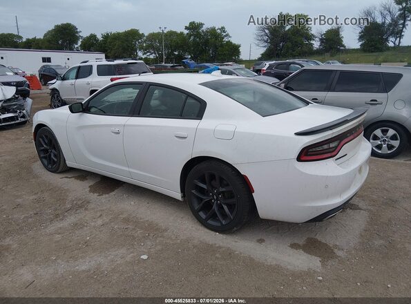 2C3CDXBG8KH599558 2019 DODGE CHARGER White Задня ліва чверть