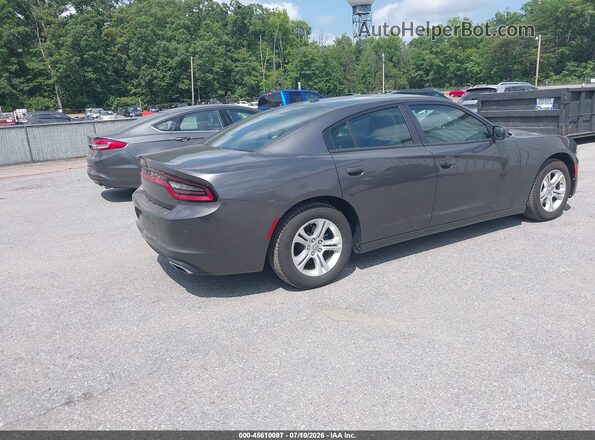 2C3CDXBG8KH659824 2019 DODGE CHARGER Серый Задняя правая четверть
