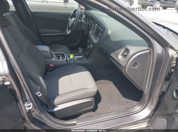 2C3CDXBG8KH659824 2019 DODGE CHARGER Серый Вид салона спереди