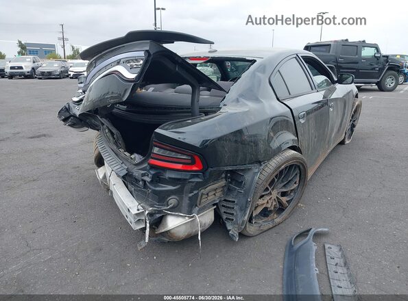 2C3CDXBG8KH692645 2019 DODGE CHARGER Black Trasero derecho