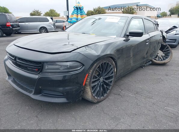 2C3CDXBG8KH692645 2019 DODGE CHARGER Black Vista tres cuartos delantera izquierda