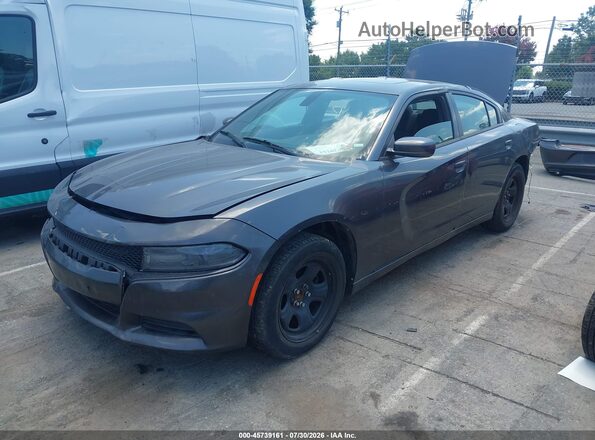 2C3CDXBG8KH711341 2019 DODGE CHARGER Серый Передняя левая четверть