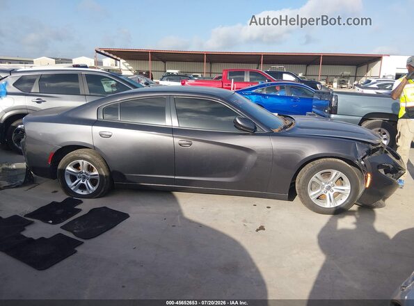2C3CDXBG8KH736563 2019 DODGE CHARGER Gray Vista interior trasera