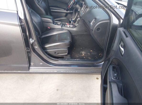 2C3CDXBG8KH736563 2019 DODGE CHARGER Gray Vista interior delantera