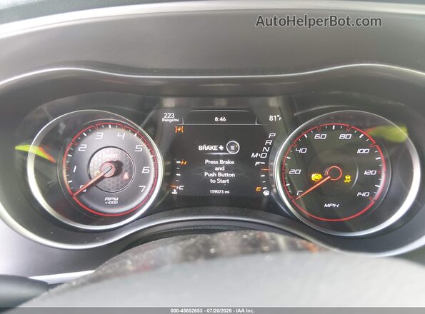 2C3CDXBG8KH736563 2019 DODGE CHARGER Gray Vista de los asientos traseros