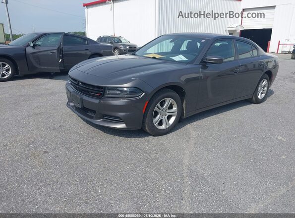 2C3CDXBG8LH100503 2020 DODGE CHARGER Black Przód lewy