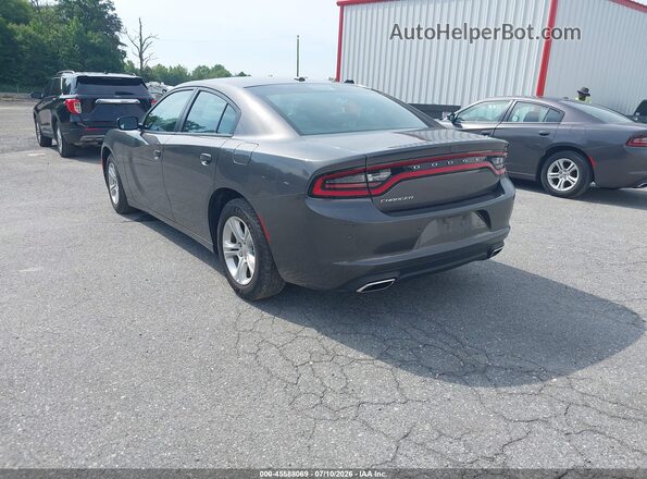 2C3CDXBG8LH100503 2020 DODGE CHARGER Black Tył lewy