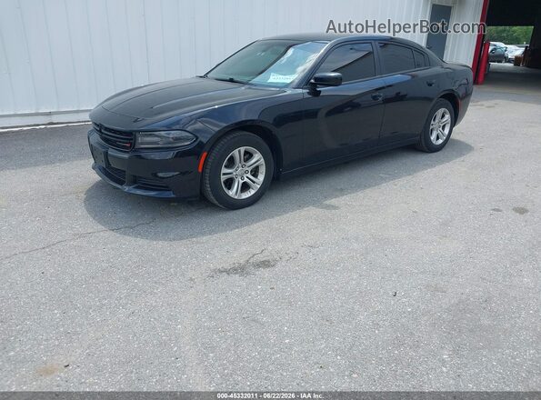 2C3CDXBG8LH190087 2020 DODGE CHARGER Black Передня ліва чверть