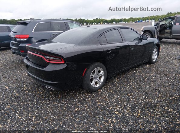 2C3CDXBG8LH190087 2020 DODGE CHARGER Black Задня права чверть
