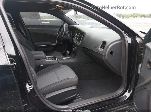 2C3CDXBG8LH190087 2020 DODGE CHARGER Black Вид салону спереду