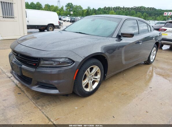 2C3CDXBG8LH190140 2020 DODGE CHARGER Gray Առջևի ձախ երեք քառորդ տեսարան