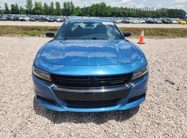 2C3CDXBG8LH200374 2020 DODGE CHARGER Blue Widok z przodu