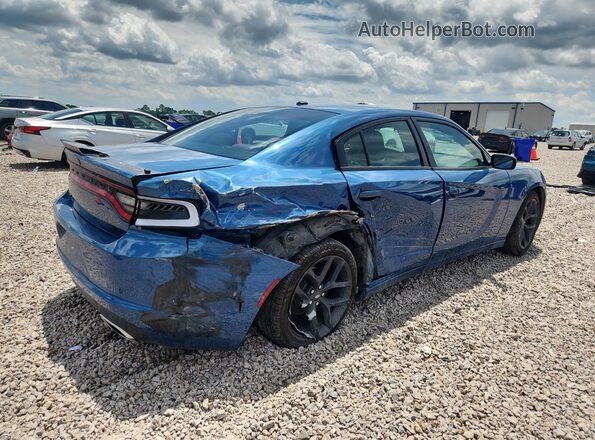 2C3CDXBG8LH200374 2020 DODGE CHARGER Blue Tył prawy
