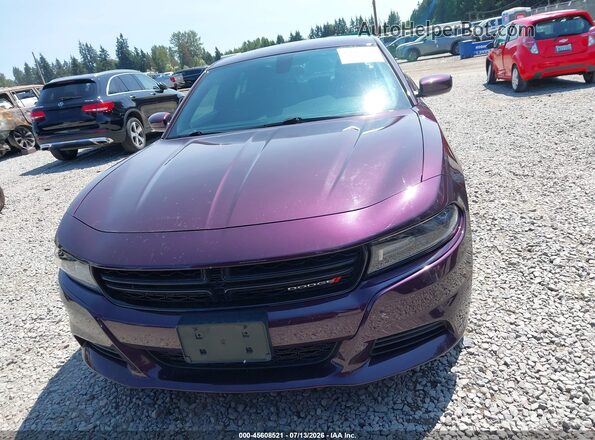 2C3CDXBG8LH205526 2020 DODGE CHARGER Purple Widok zestawu wskaźników