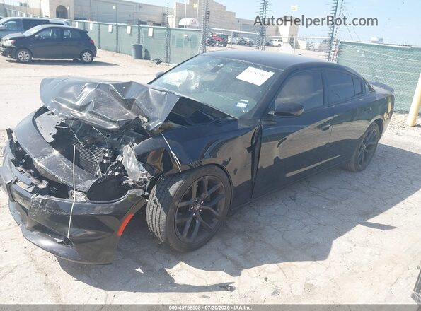 2C3CDXBG8LH208085 2020 DODGE CHARGER Black Vista tres cuartos delantera izquierda