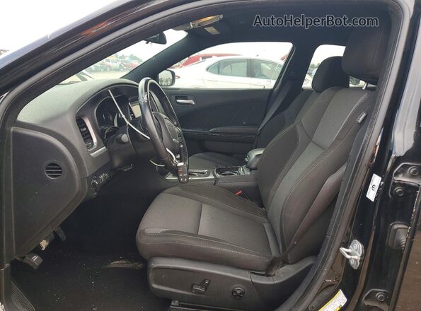 2C3CDXBG8MH540416 2021 DODGE CHARGER Black Front interior view