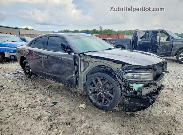 2C3CDXBG8MH544935 2021 DODGE CHARGER Угольный Передняя правая четверть