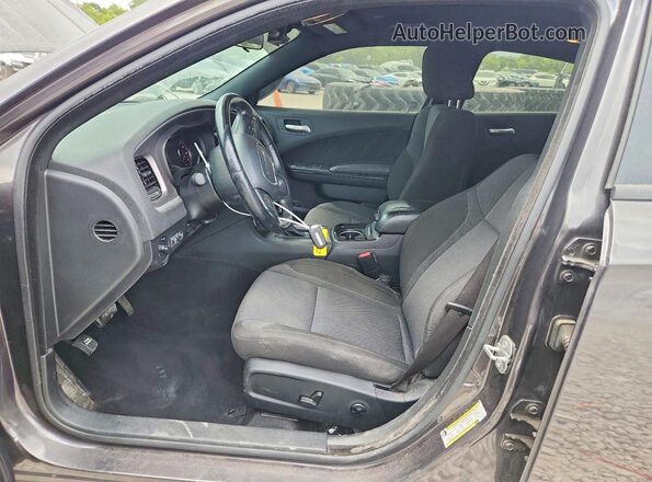 2C3CDXBG8MH544935 2021 DODGE CHARGER Угольный Вид салона спереди