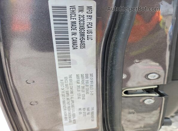 2C3CDXBG8MH544935 2021 DODGE CHARGER Угольный Вид подкапотного пространства