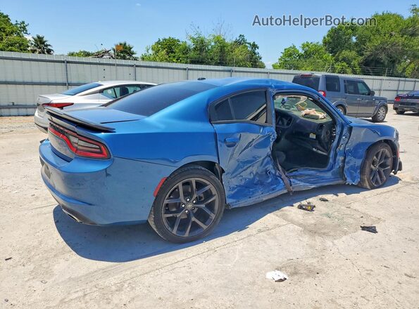 2C3CDXBG8MH576915 2021 DODGE CHARGER Blue Tył prawy