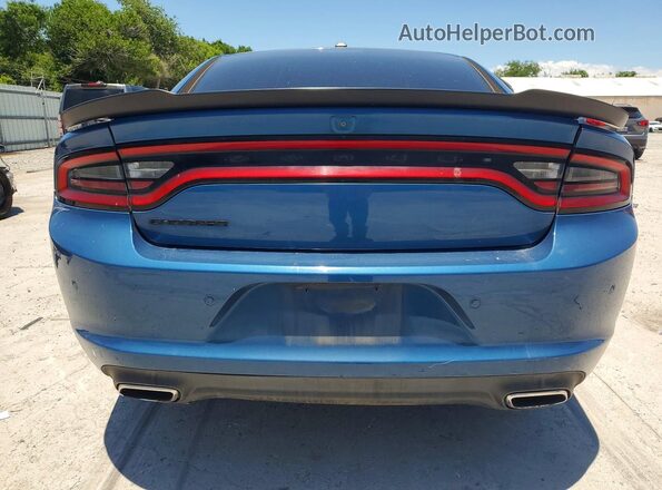 2C3CDXBG8MH576915 2021 DODGE CHARGER Blue Widok z tyłu