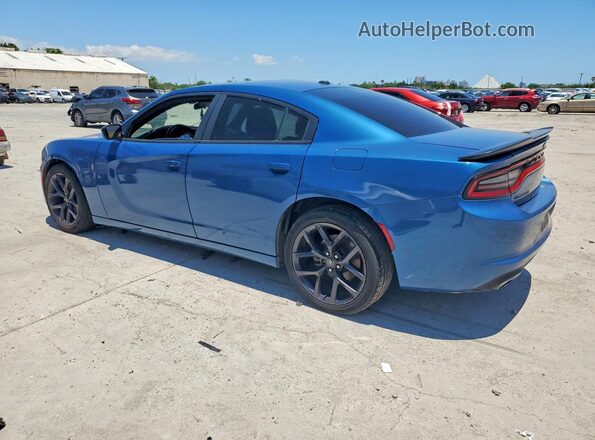 2C3CDXBG8MH576915 2021 DODGE CHARGER Blue Tył lewy