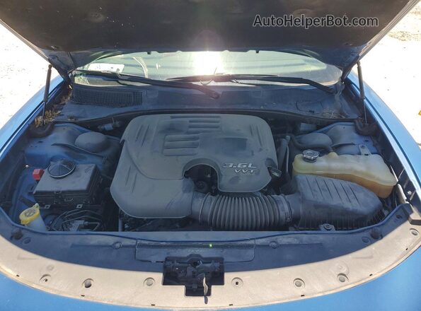 2C3CDXBG8MH576915 2021 DODGE CHARGER Blue Widok wnętrza z tyłu