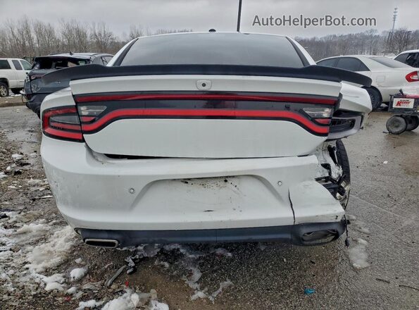 2C3CDXBG8MH607984 2021 DODGE CHARGER White უკანა ხედი