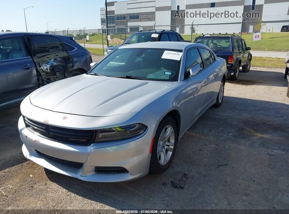 2C3CDXBG8MH628205 2021 DODGE CHARGER Silver Przód lewy