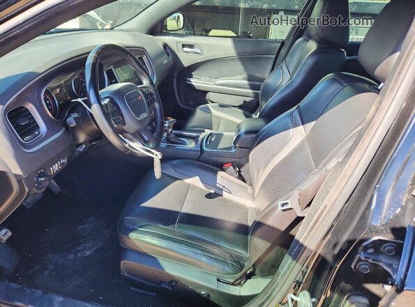 2C3CDXBG8MH628382 2021 DODGE CHARGER Black Front interior view