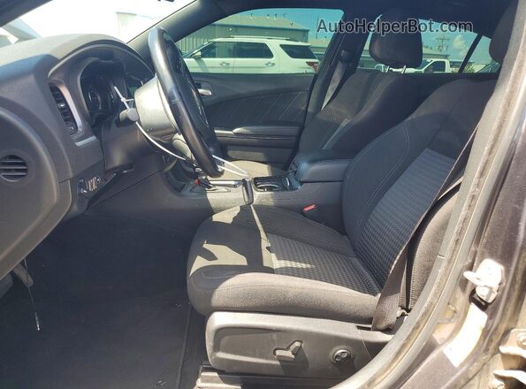 2C3CDXBG8MH675251 2021 DODGE CHARGER Gray Вид салону спереду