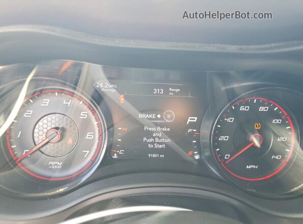 2C3CDXBG8MH675251 2021 DODGE CHARGER Gray Вид щитка приладів