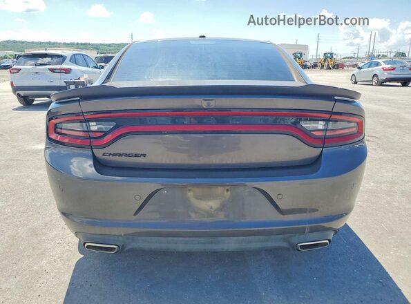 2C3CDXBG8MH675251 2021 DODGE CHARGER Gray Вид ззаду