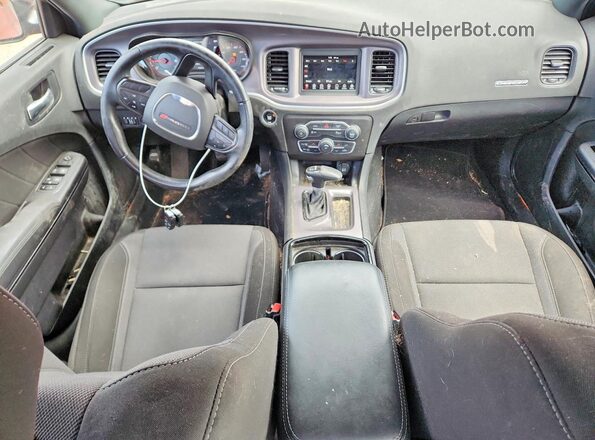2C3CDXBG8NH120303 2022 DODGE CHARGER Orange Widok deski rozdzielczej