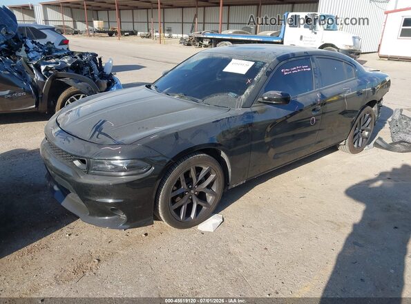 2C3CDXBG8NH120382 2022 DODGE CHARGER Черный Передняя левая четверть