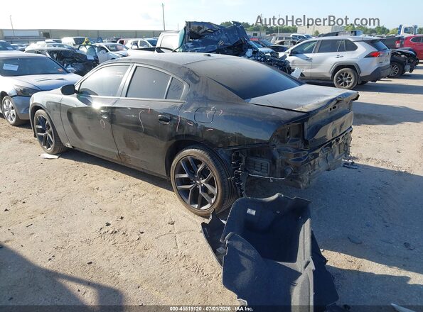 2C3CDXBG8NH120382 2022 DODGE CHARGER Черный Задняя левая четверть