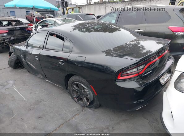 2C3CDXBG8NH144925 2022 DODGE CHARGER Black Tył lewy