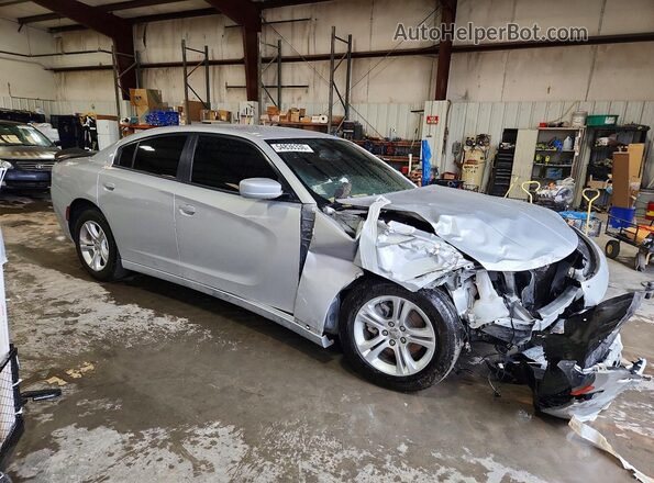 2C3CDXBG8NH201186 2022 DODGE CHARGER Silver Front right