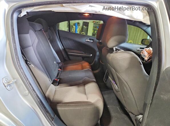 2C3CDXBG8NH201186 2022 DODGE CHARGER Silver Rear seats view