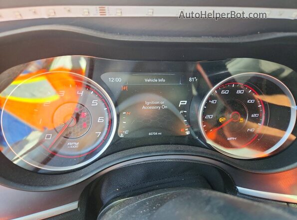 2C3CDXBG8NH201186 2022 DODGE CHARGER Silver Instrument cluster view