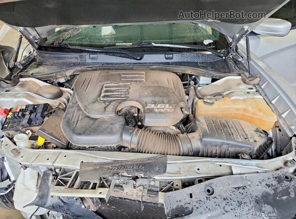 2C3CDXBG8NH201186 2022 DODGE CHARGER Silver Rear interior view
