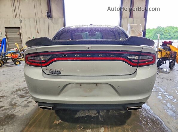2C3CDXBG8NH201186 2022 DODGE CHARGER Silver Rear view