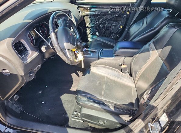 2C3CDXBG8NH212849 2022 DODGE CHARGER Black Front interior view