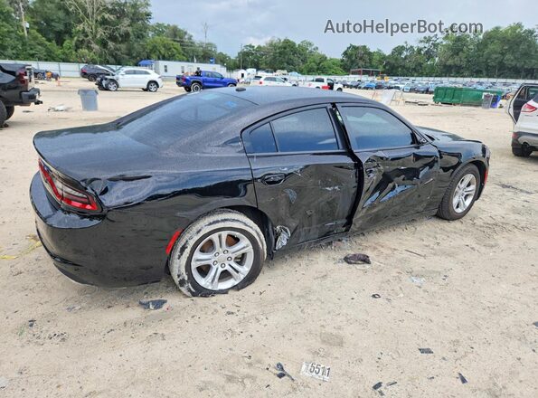 2C3CDXBG8NH243454 2022 DODGE CHARGER Black Հետևի աջ