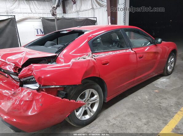 2C3CDXBG8NH248251 2022 DODGE CHARGER Red Вид задньої частини салону