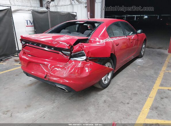 2C3CDXBG8NH248251 2022 DODGE CHARGER Red Задня права чверть