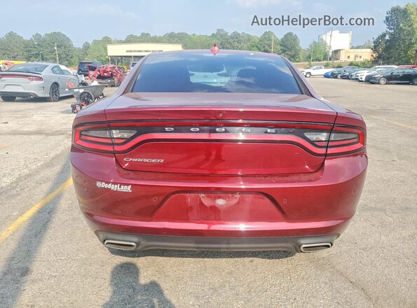 2C3CDXBG8PH656686 2023 DODGE CHARGER Burgundy Widok z tyłu
