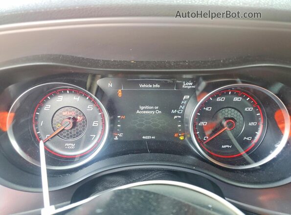 2C3CDXBG8PH656686 2023 DODGE CHARGER Burgundy Widok zestawu wskaźników