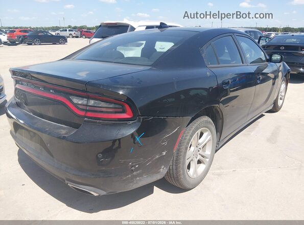 2C3CDXBG8PH659474 2023 DODGE CHARGER Black Задня права чверть
